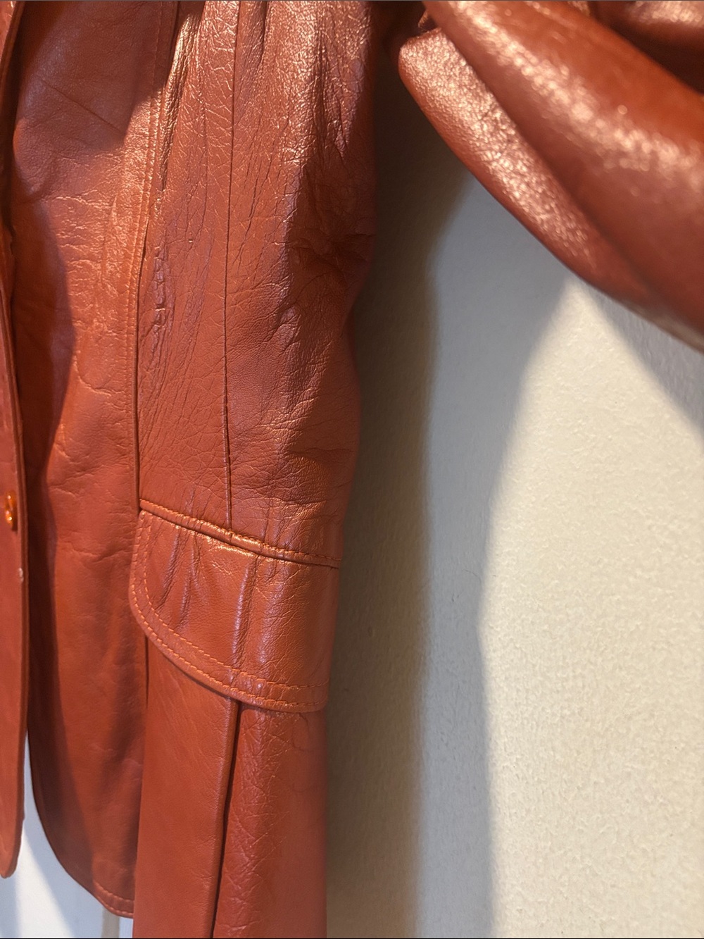 Women's Rust Orange Jacket - Picture 9 of 16
